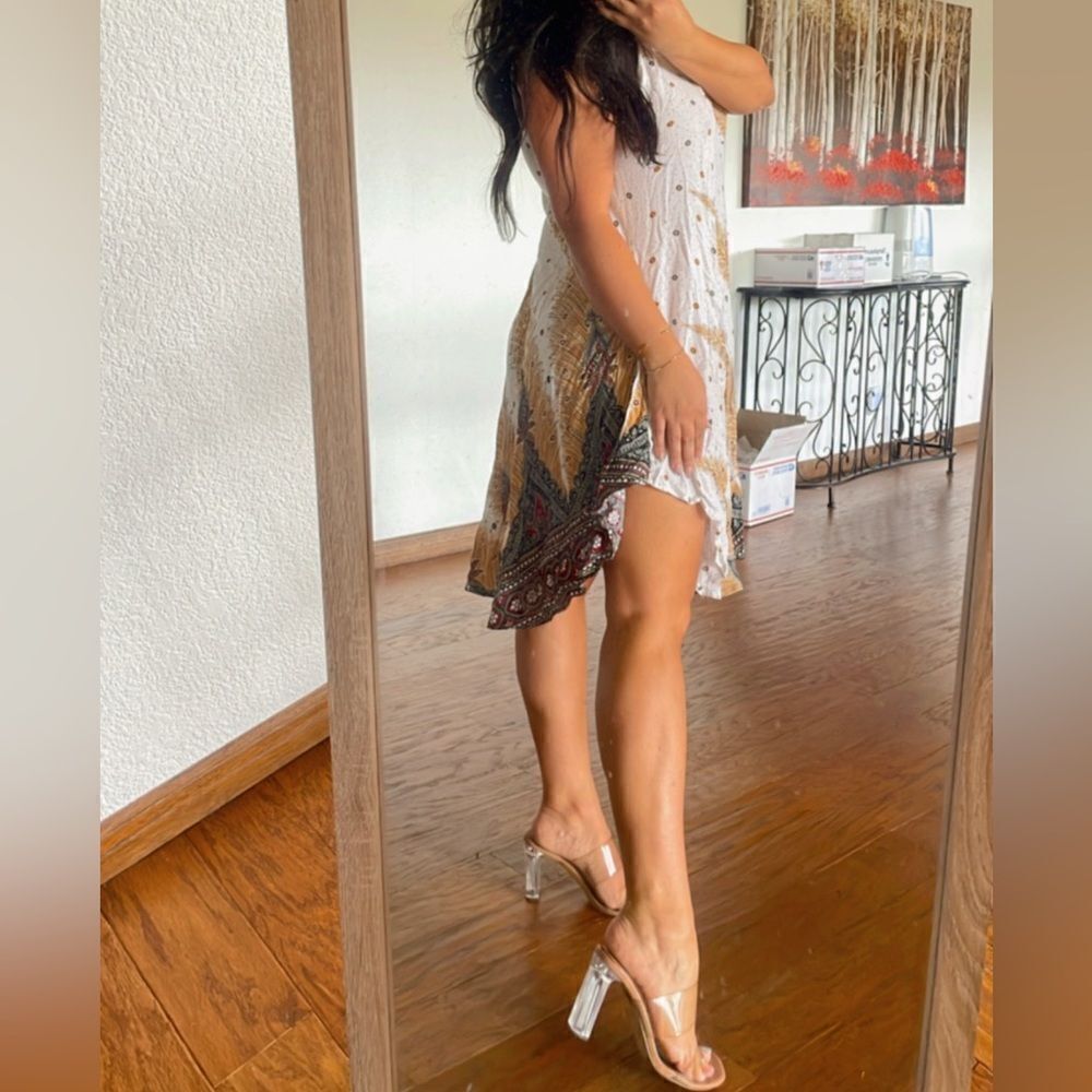 Bohemian printed midi dress - Picture 2 of 5